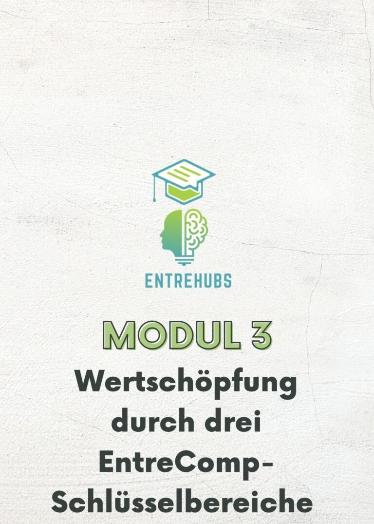 Wertschöpfung durch drei EntreComp-Schlüsselbereiche