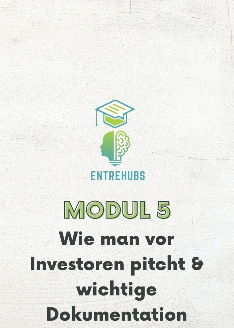 Wie man vor Investoren pitcht & wichtige Dokumentation